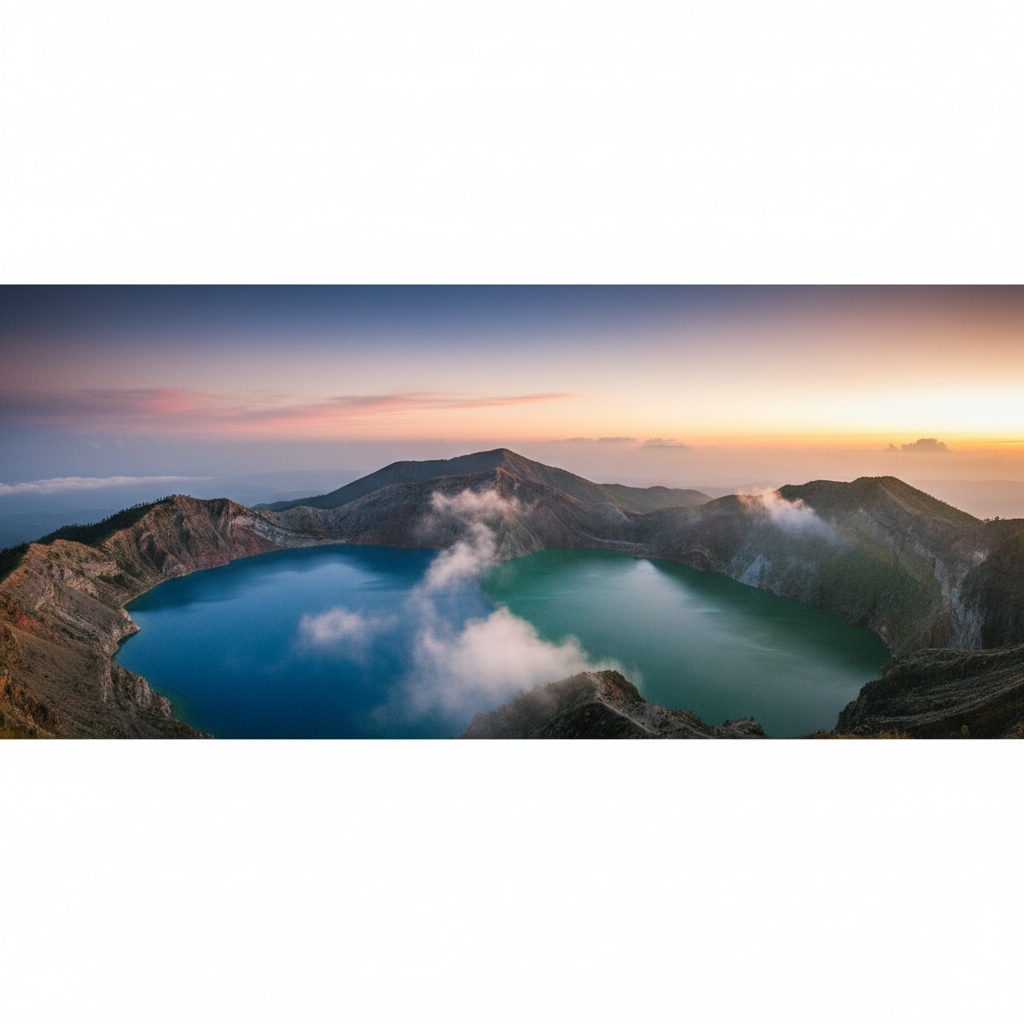 Kelimutu Tri-Color Lake Atlas — hero